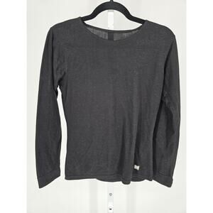Polarmax Technical Base Layer Womens Sz M Long Sleeve T Shirt Black